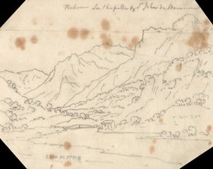 ラシャペルとセントジョンドモーリエンヌの間 作： John Robert Cozens